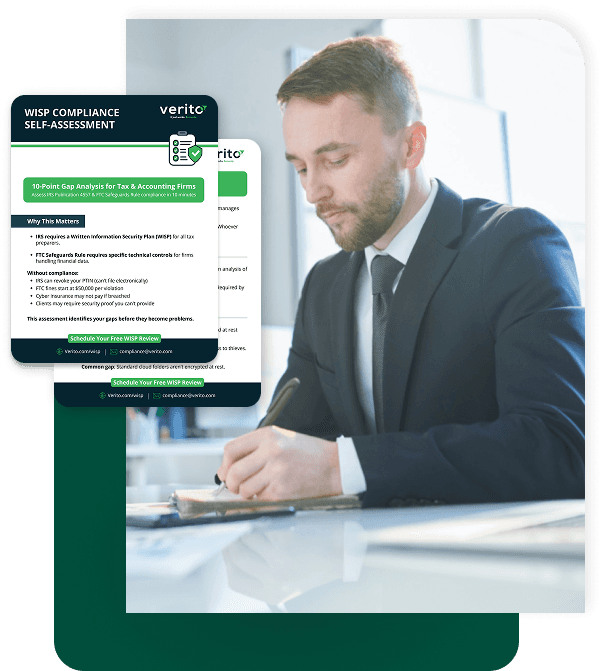 Professional completing WISP documentation